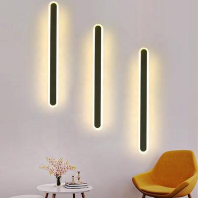 China New Europen Style Polycarbonate Bedroom Office Vintage Flexible Interior Contemporary Hotel Decor Linear Modern Led Wall Light for sale