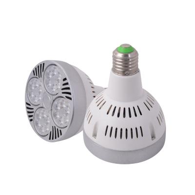 China Modern retrofit led spotlight non blinking 277v par30 dimmable spot light focos led bulbs e27 par 30 track light for sale