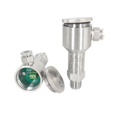 China Water Oil Air Pressure Gauge OEM 304ss Small Volume Diaphragm Pressure Sensor Explosion Proof Chip Pressure Transmitter for sale