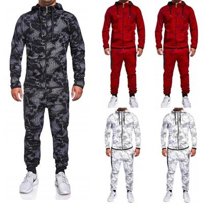 China Custom Tracksuits Men Custom Logo Sweatsuit Gym Fitness Tracksuit Breathable Activity Men's Clothing for sale