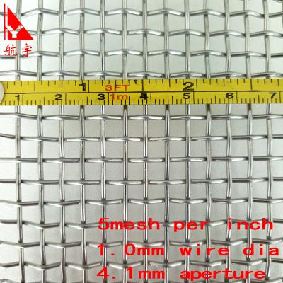 China 4mm Aperture 5 Acid-Resisting Mesh Per Inch SS304 Stainless Steel Wire Mesh For Strainer Filter For Screen for sale