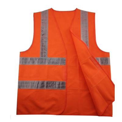 China Reflective Warning RYSV036 No Sleeve Highly Reflective 100% Polyester Protection Safety Vest for sale