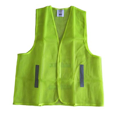 China Type sv001/sv002 Safety Vest Mesh Material Construction Safety PVC Tape Safety Mesh Reflective Vest for sale