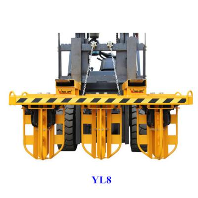 China High Volume Hoist and Crane Mounted Drum Handlers For Handling 6 to 8 Drums Once for sale