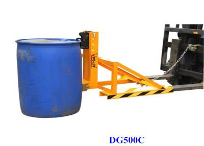 China 500kg to 2000kg Black - Grip Forklift Drum Lifter for Thin Walled Drums for sale