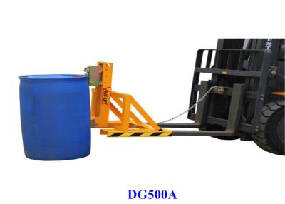 China Open Or Closed Head Drum Grabber Forklift Attachment For Handling 1 - 4 Drums for sale