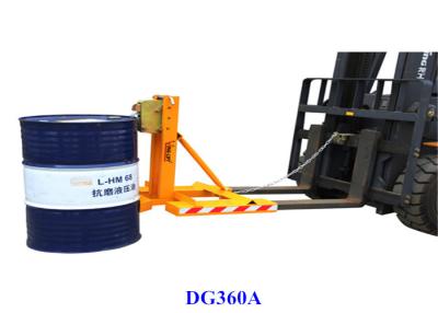 China Detachable Frame Welded Steel Forklift Drum Grabber / Barrel  Grab for sale