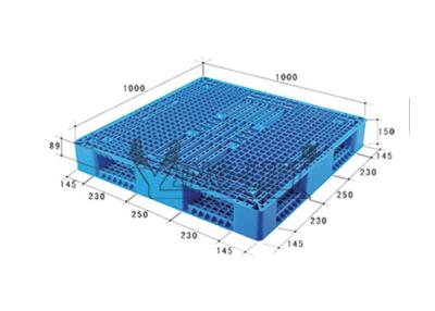 Chine Équipement recyclable de stockage d'entrepôt/palette en plastique durable taille standard à vendre