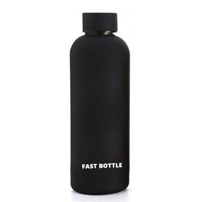 China Wholesale Eco-Friendly Sustainable Gym Fitness Flask BPA Free Stainless Steel 500ml Outdoor Insulated Sport Water Bottle With Lid for sale