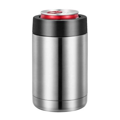 China Factory Price Sustainable Wall Vacuum Box Double Wall Vacuum Insulator 12oz Stainless Steel Vacuum Insulated Can Cooler for sale