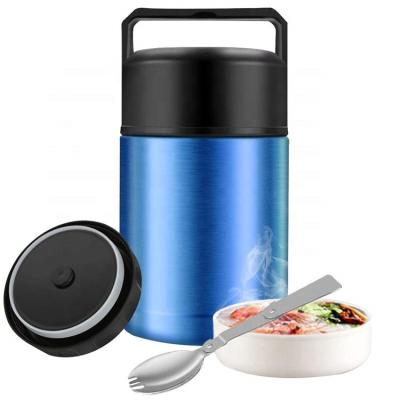 China Large Thermos Food Flask Heatable Food Jar Stainless Steel Vacuum Insulated Food Container Thermal Wide Mouth Soup Thermos for sale