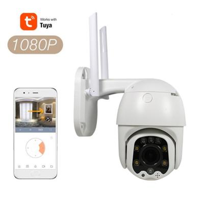 China Tuya NIGHT VISION 1080P Zoom 4X PTZ Wifi Security IP Security Smart Wireless Optical System Camera for sale