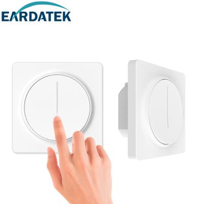 China Earda Touch Zigbee Controller Smart Led Dimmer Switch 86*86*43mm for sale