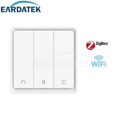 China Easy Installation Earda Tuya Controlled Bot Motor Touch Smart Curtain Wifi Switch for sale