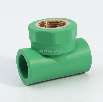 China Hot& High quality plumbing female thread ppr female thread fitting cold water pipe connection PPR tee for sale