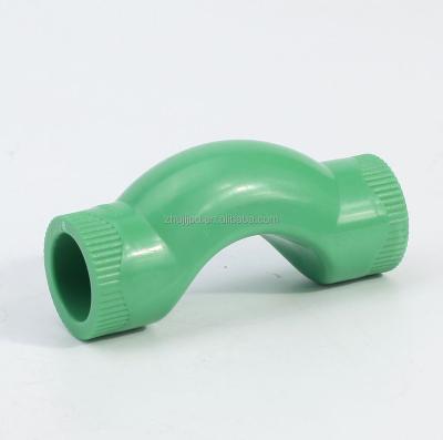 China Hot& Cold water pipe connection PPR cross over plumbing pipe fitting high quality ppr material cross over for sale