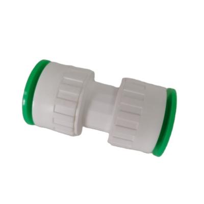 China Hot& Super High Quality Plastic Pipe Fittings Compression Of Cold Water Pipe Connection PPR 32mm PPR Pipe Fittings Coupling 32mm for sale