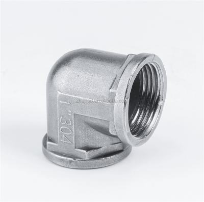 China Hot& High quality plumbing cold water pipe connection stainless/iron material elbow fitting ss/iron pipe elbow for sale