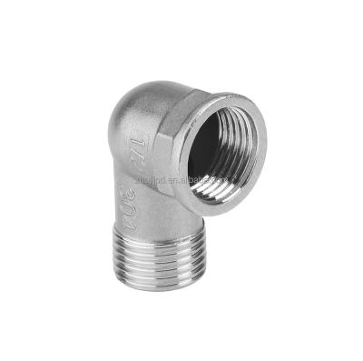 China Hot& High quality stainless plumbing fitting male cold water pipe connection material/iron male and female elbow ss/iron pipe and female elbow for sale