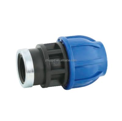 China Hot& High quality plumbing female socket pipe socket HDPE cold water pipe connection pe fitting hardware for sale