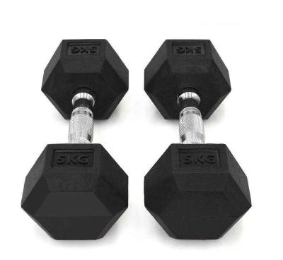 China MD-8001Hot Universal Homeuse Hex Rubber Dumbbell for sale