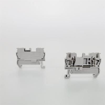 China Power Industry Terminal Block Din Rail Terminal Block Spring Clamp Terminal Block ST1.5 for sale