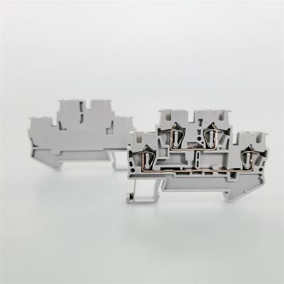 China Power Industry Two Layer Terminal Blocks, Multi Level Terminal Connector, Spring Levels Terminal Block for sale