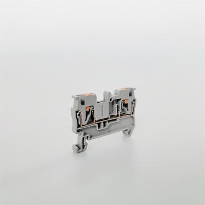 China Power Industry Pt2.5 Power Through Din Rail TB Flattening Spring Wire Combo Quick Wiring Connector for sale