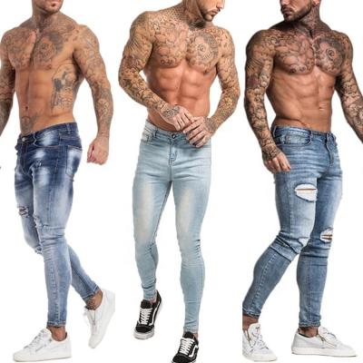 China Wholesale Mens Fashion Cargo Mens Denim Pants Viable Designs Style Slim Fit Custom Jeans Men Stretch Skinny Ripped Jeans for sale