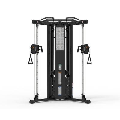 China Multifunction Gym Rack Functional trainer home gym equipment exercise machine dual adjustable pulley system 2 buyers for sale