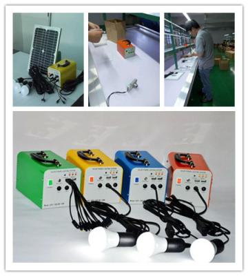 China Hot design 2015~ Mini solar power system 10W for DC and USB output with LED lighting, DC fan, mobile  charging for sale