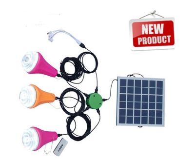 China Portable Solar Camping Lights/Solar Power System with remote control for sale