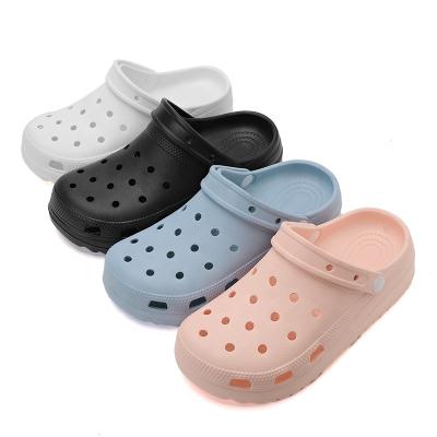 China Wholesale Custom Breathable Unisex Classic Clogs Shoes Garden Slippers Men's and Women's Clogs PVC Garden Clog Eva Flat Garden Sandals for sale