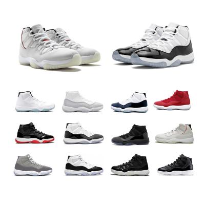 China Fashion Trend Jordan 11 2022 Retro 1 Flint Court Purple Hyper Royal Red Starfish aj Bred Chicago Mens Sneakers Mens Basketball Shoes for sale