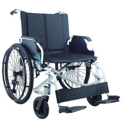 China Hot Selling Folding Goods With Quick Release Rear Wheel Special Heavy Duty Steel Wheelchair For Disabled STW18Q-60 for sale