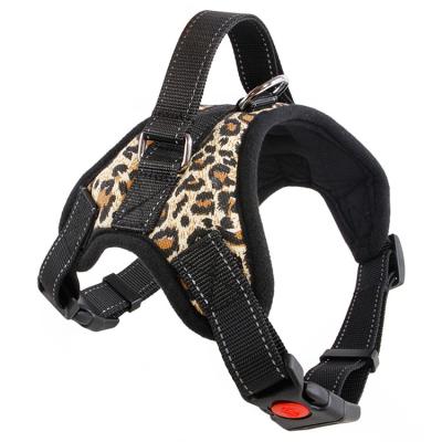 China Wholesale Luxury Adjustable Soft Heavy Duty Dog Harness Adjustable Stocked Dog Harness Harness for sale