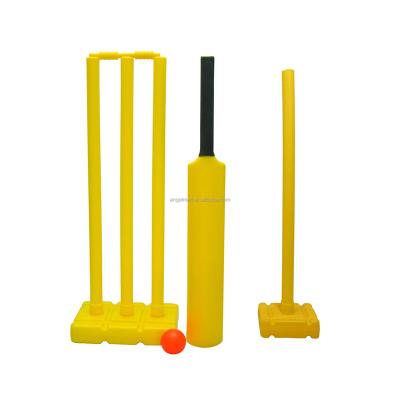 China Custom Outdoor Sport Game Footprint Beach Cricket Set /Plastic Cricket Promotional Sets for sale