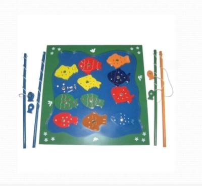 China Best Design Baby Toy Wooden Educational Magnetic Toy Chinese Wooden Toy Fishing Game for sale