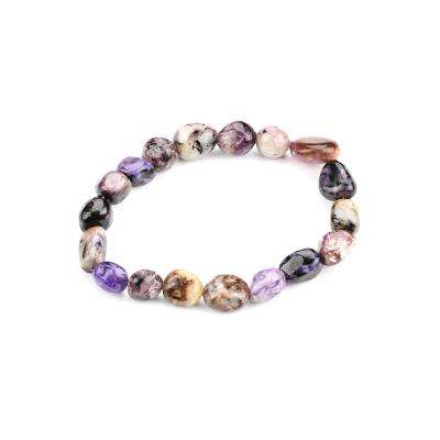 China Other Gemstone Tumble Stone Chakra Bracelet Reiki Healing Crystal Yoga Jewelry Bracelets Women Natural Stone for sale