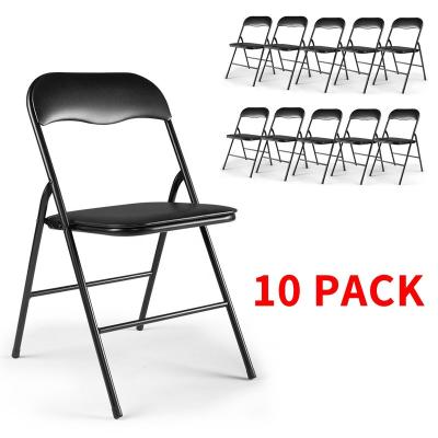 China Wholesale Foldable Outdoor Furniture Cheap Plastic Folding Chair--10 Pcs for sale