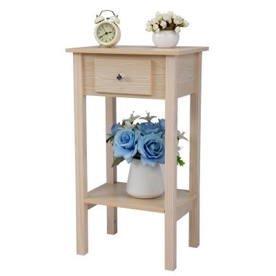 China New Design Modern Night Stand Wooden Bedside Cabinet Table Nightstands- High Quality Color for sale