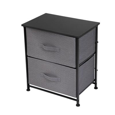 China Modern Special Design Widely Used Nonwoven Drawer Rack With 2 Pull Drawers Easy Storage for sale