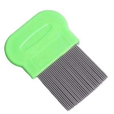 China Viable Flea Comb Comb Cat Needle Round Head Does Not Hurt Skin Teeth Lice Pet Portable Dense Products. for sale