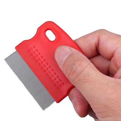 China Wholesale Viable Dense Grid Pet Dog Cat Flea Needle Tooth Stainless Steel Comb Stainless Steel Pet Flea Tooth Comb. for sale