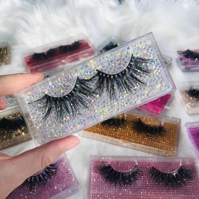 China Thick Wholesale Seller Lick Case Private Label Mink Lashes Packaging Mink Lashes Box Glitter Lashes Box Bag Mink Custom for sale