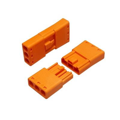 China Lighting 3 Pole Male Female Connector Pluggable Wire Joint Connector Lug Block for sale