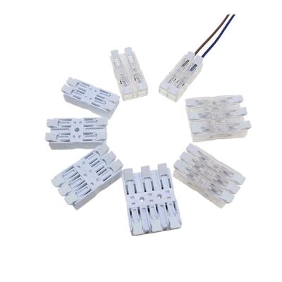 China UL Approval Push Pin Wire Connectors Plastic Push Terminal Block Wire Electrical Quick Connector 600V Lighting for sale