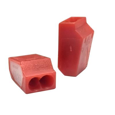 China Other 2 Pole Push In Wire Connector Plastic Spade Block With 24A 450V for sale