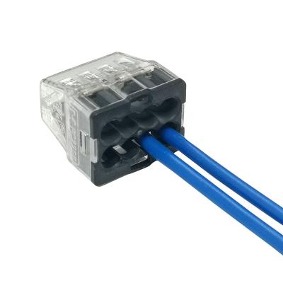 China Power Push In Wire Connectors Lighting Connector 8 Pole for sale