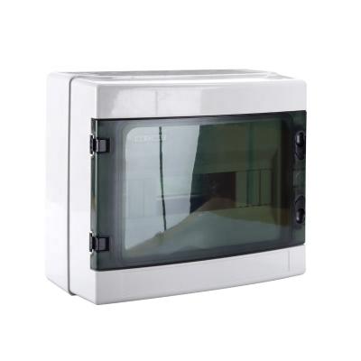 China ABS+PC HA-12 12 Ways Waterproof Clear Cover Flash Systems Junction Box Electrical Distribution Box for sale